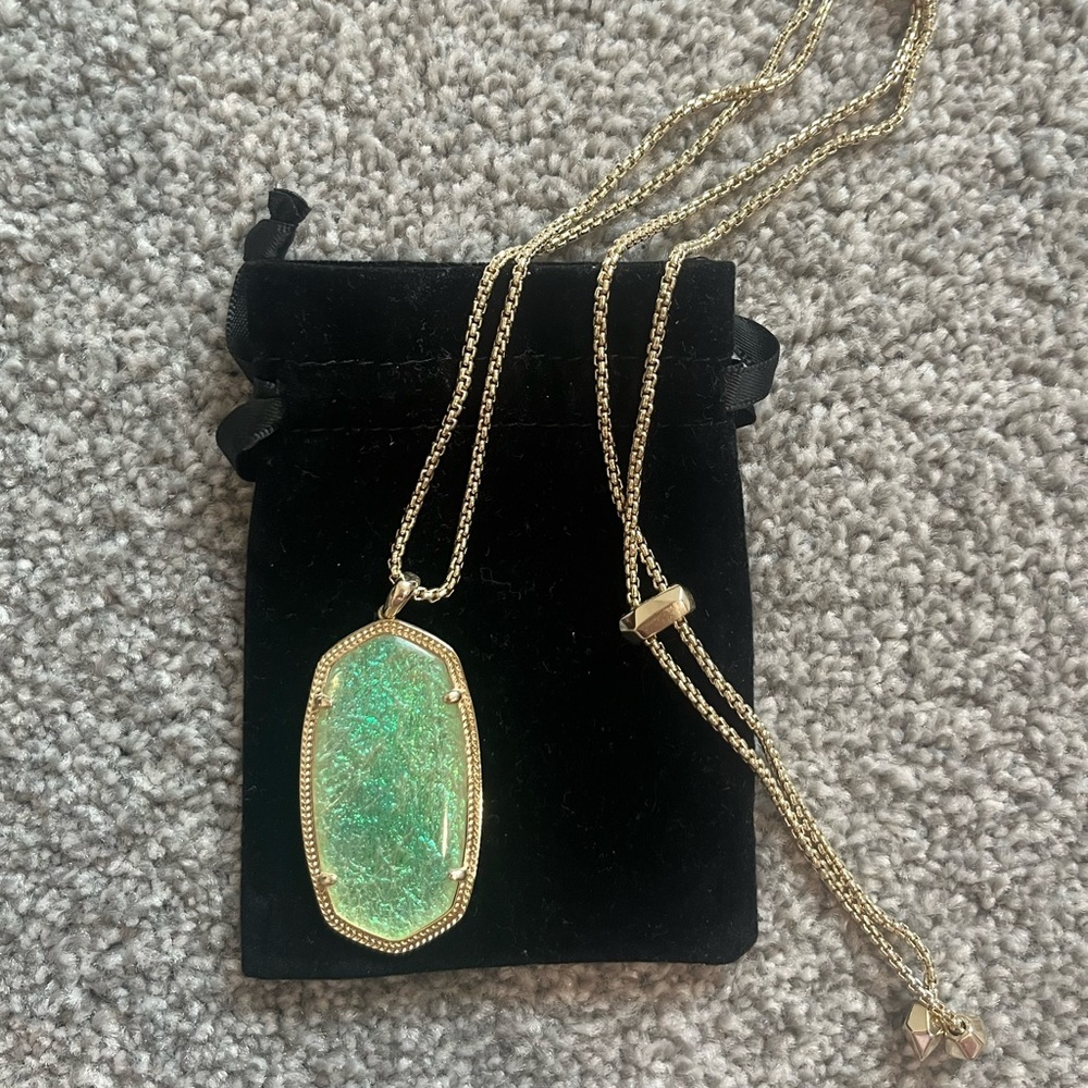 Kendra Scott dichroic foil necklace